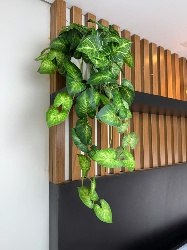 Pendente Verde Folhagens Realista 60cm - Moscou