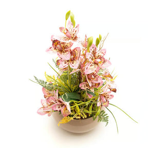 Arranjo Orquídea Cymbimdium Ravena II- Rosa Pintada