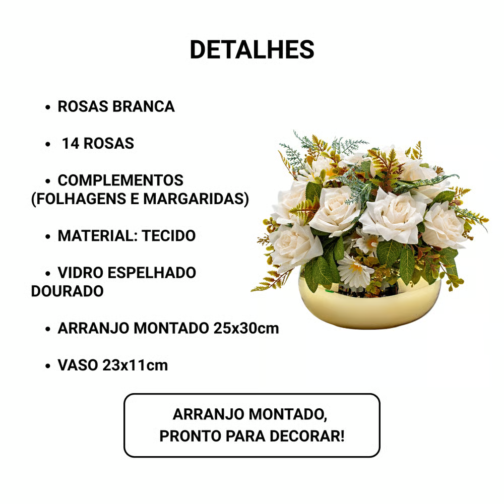 Arranjo de Rosas Veneza