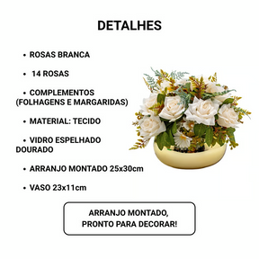 Arranjo de Rosas Veneza