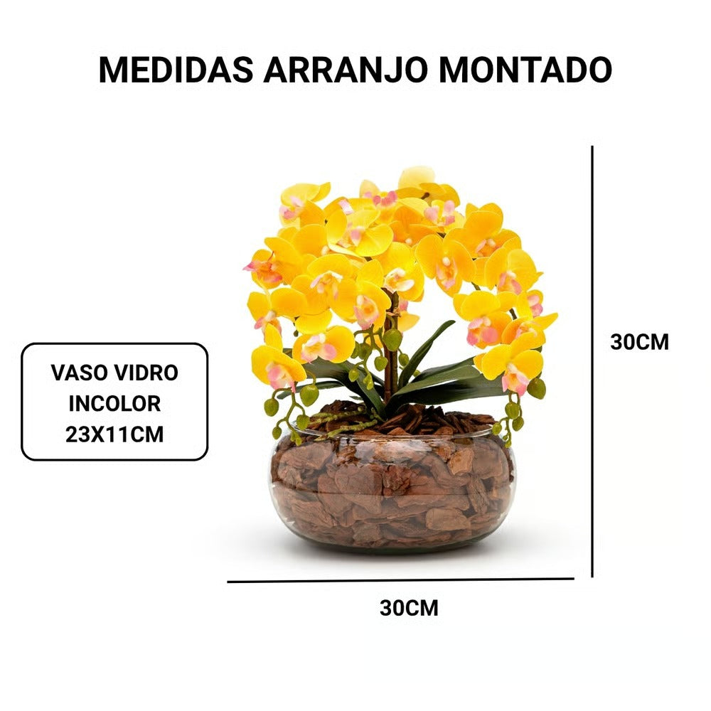 Arranjo Orquídea Viçosa 6 Hastes