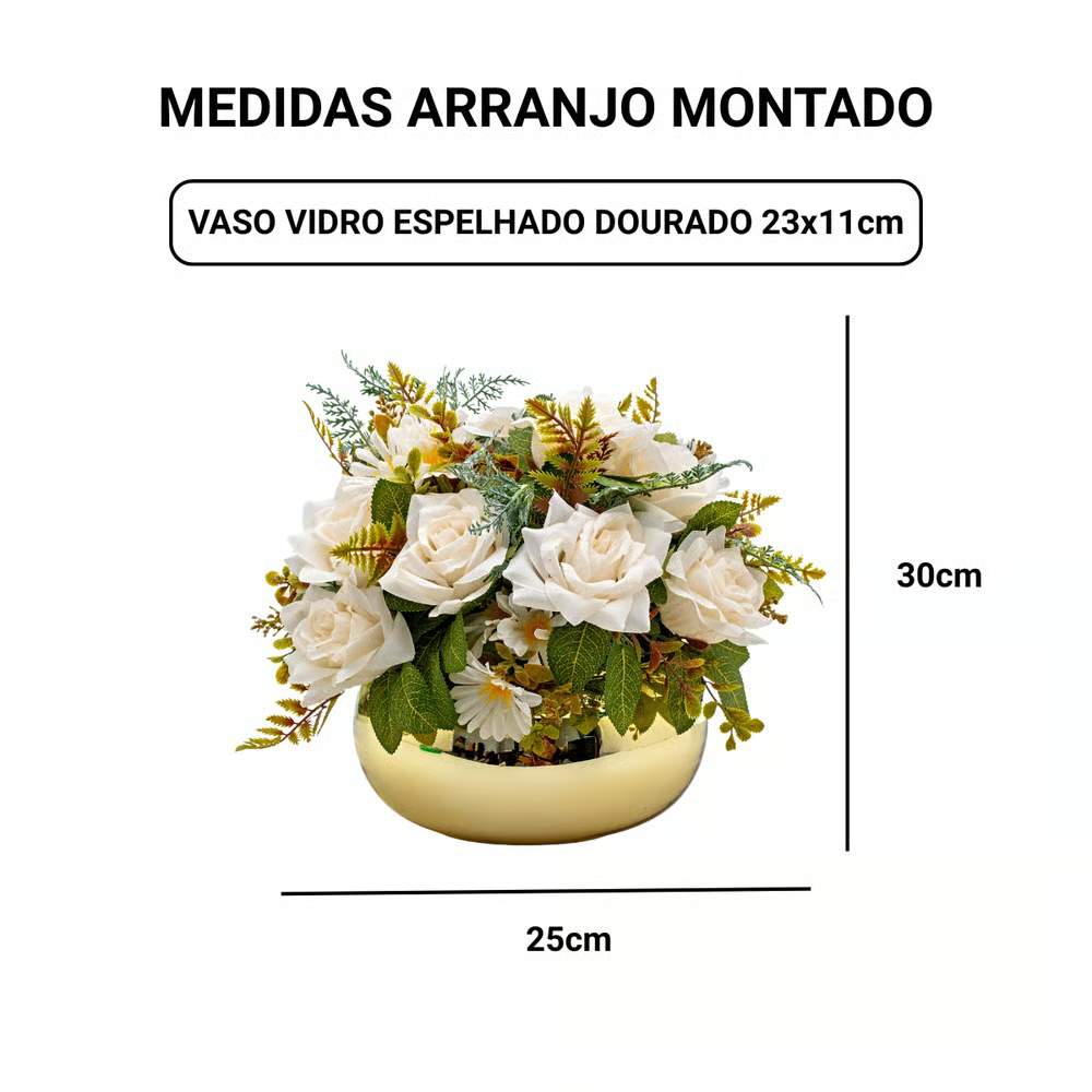 Arranjo de Rosas Veneza