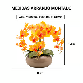 Arranjo Orquídea Santorini 4 Hastes