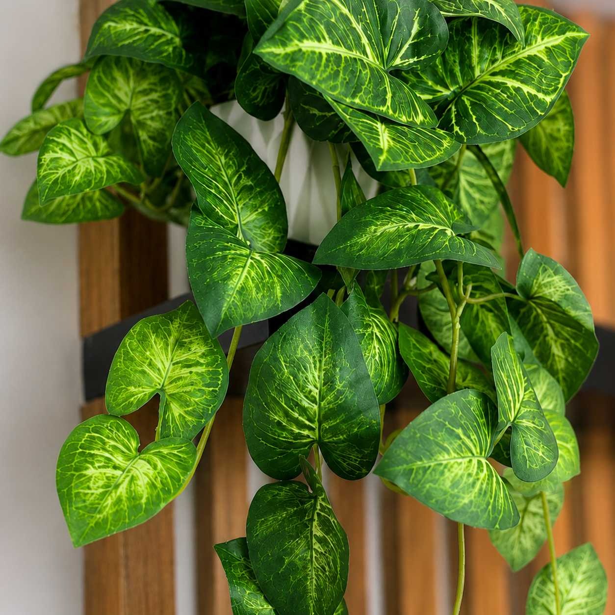 Pendente Verde Folhagens Realista 60cm - Moscou