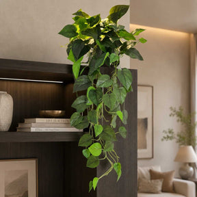 Pendente Verde Folhagens Realista 90cm - Aspen